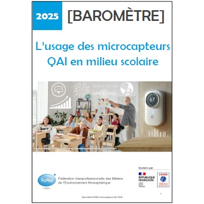 Baromètre 2025 - L'usage des microcapteurs QAI en milieu scolaire