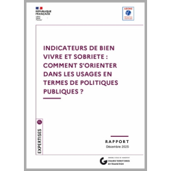 Indicateurs de bien vivre et sobriété : comment s'orienter dans les usages en termes de politiques publiques ?