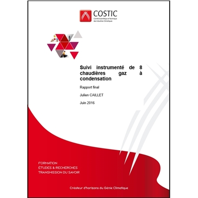 Suivi instrumenté de 8 chaudières gaz à condensation