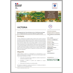 VICTORIA - Développement de l'industrialisation pour un déploiement des couvertures Nénufar à grande échelle