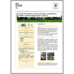 Du mobilier de seconde vie pour un bâtiment neuf - Bretagne porte de Loire Communauté