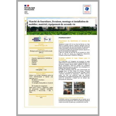 Du mobilier de seconde vie pour un bâtiment neuf - Bretagne porte de Loire Communauté
