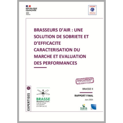 BRASSE II : Base de données des performances de 50 brasseurs d'air plafonniers à pales