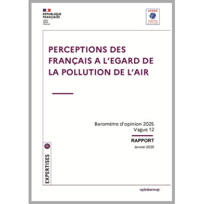 Perceptions des français à l'égard de la pollution de l'air - Vague 12