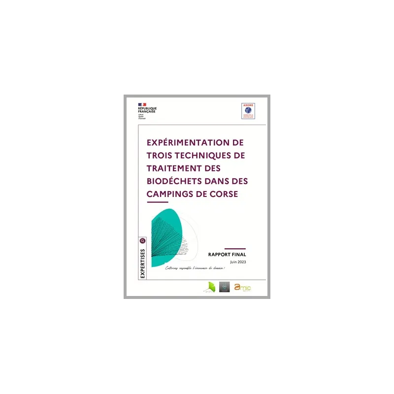 La librairie ADEME - Expérimentation de trois techniques de traitement ...