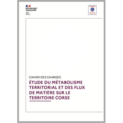 Cahier des charges - Étude du métabolisme territorial et des flux de matière de la Corse