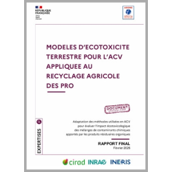Adaptation des méthodes utilisées en ACV pour évaluer l'impact écotoxicologique des mélanges des contaminants chimiques