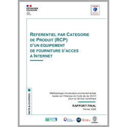 Référentiel par Catégorie de Produit (RCP) d'un équipement de fourniture d'accès à Internet 