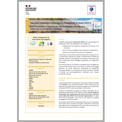 Mettre le territoire en mouvement : une mobilisation collective pour l'adaptation au changement climatique