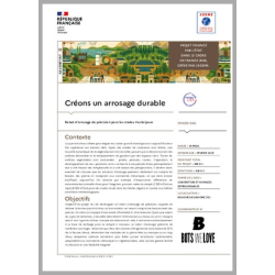 Créons un arrosage durable - Robot d'arrosage de précision pour les stades municipaux