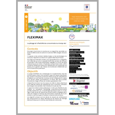 FLEXIMAX - Le pilotage de la flexibilité des consommations en temps réel