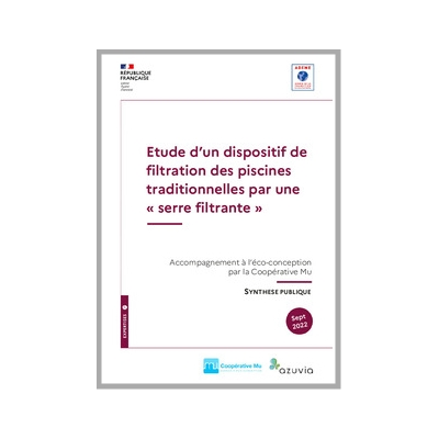 Etude d'un dispositif de filtration des piscines traditionnelles par une « serre filtrante »