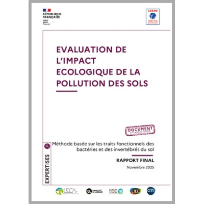 Utilisation des traits fonctionnels des bactéries et invertébrés pour diagnostiquer les sols contaminés en métaux