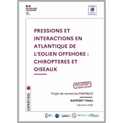 PIAFF&CO - Pressions et Interactions en Atlantique de l'éolien oFFshore : Chiroptères et Oiseaux