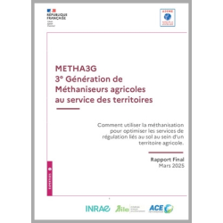 Métha 3G - 3ème génération de méthaniseurs agricoles au service des territoires