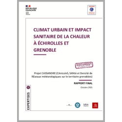 CASSANDRE : CaniculeS, SANté et Densité de REseaux météorologiques sur le territoire grenoblois