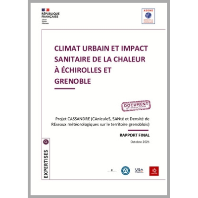 CASSANDRE : CaniculeS, SANté et Densité de REseaux météorologiques sur le territoire grenoblois