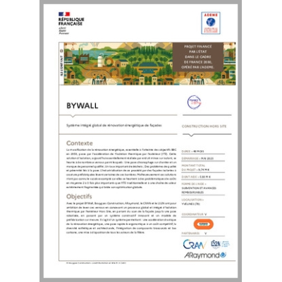 BYWALL - Système intégré global de rénovation énergétique de façades