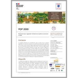 POP 2030 - Massification pour augmenter l'utilisation de la paille en construction en 2030