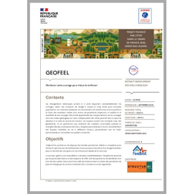 GEOFEEL - Monitorer votre ouvrage pour mieux le renforcer