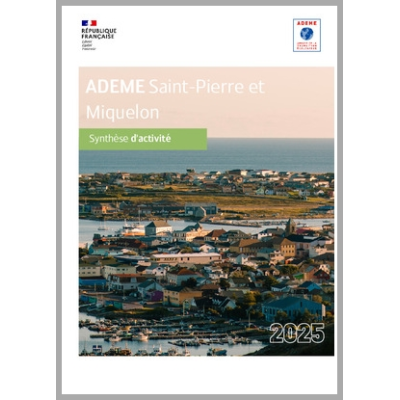 Rapport d'activités 2025 ADEME Saint-Pierre et Miquelon 