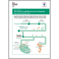Infographie - Services de mobilité douce en entreprises