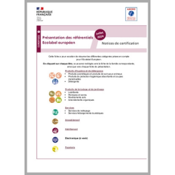 Notices de certification du label écologique de l'Union européenne