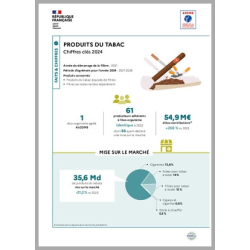 Produits du tabac : données 2024 (infographie)