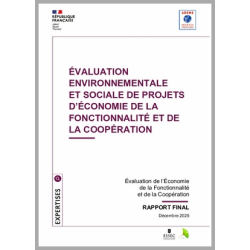 Evaluation environnementale et sociale de projets ECONOMIE DE LA FONCTIONNALITE ET DE LA COOPERATION