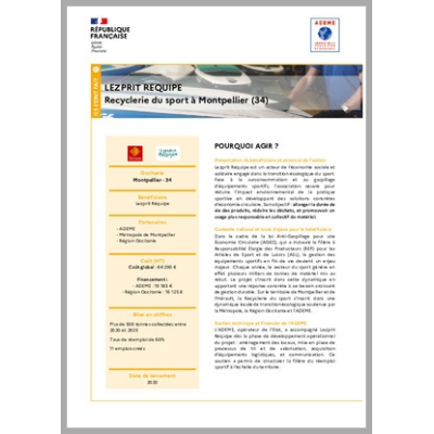 LEZPRIT REQUIPE. Recyclerie du sport à Montpellier (34)