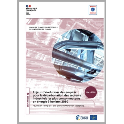 Enjeux d'évolution des emplois pour la décarbonation des industries grandes consommatrices d'énergie à horizon 2050