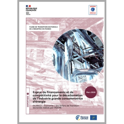 Enjeux de financements et de compétitivité pour la décarbonation de l'industrie grande consommatrice d'énergie