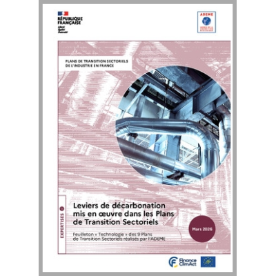 Leviers de décarbonation mis en œuvre dans les plans de transition sectoriels : analyse et enjeux 