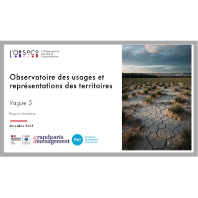 Etude Observatoire des usages et représentations des territoires : "Transition écologique? entre backslash et urgence d'agir"
