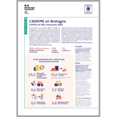 L'ADEME en Bretagne : Chiffres et faits marquants 2025