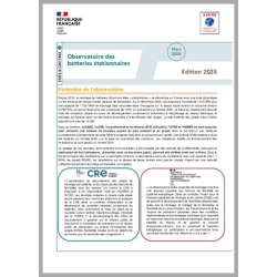 Observatoire des batteries stationnaires 