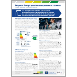 Etiquette énergie des smartphones et des tablettes