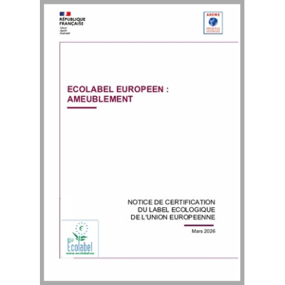 Ecolabel européen - Ameublement