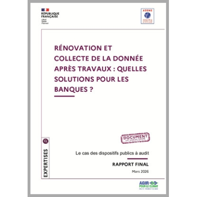 Rénovation et information sur la performance énergétique pour les banques