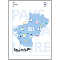 Bilan financier 2025 des aides de l'État opérées par l'ADEME en Pays de La Loire