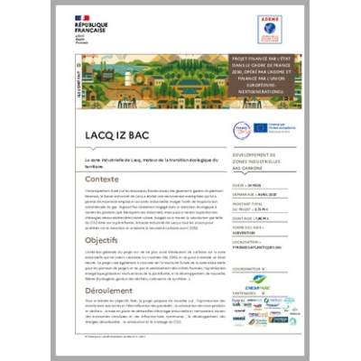 LACQ IZ BAC - La zone industrielle de Lacq, moteur de la transition écologique du territoire