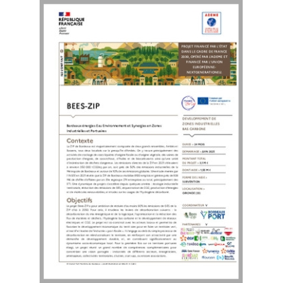 BEES-ZIP - Bordeaux énergies Eau Environnement et Synergies en Zones Industrielles et Portuaires