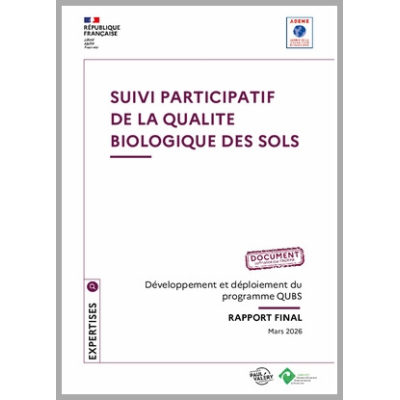 QUBS2 : Déploiement du programme de suivi participatif de la QUalité Biologique des Sols et développement de la deuxième version