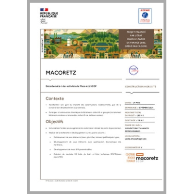 MACORETZ - Décarbonation des activités de Macoretz SCOP