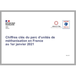 Chiffres clés du parc d'unités de méthanisation en France 2021-2025