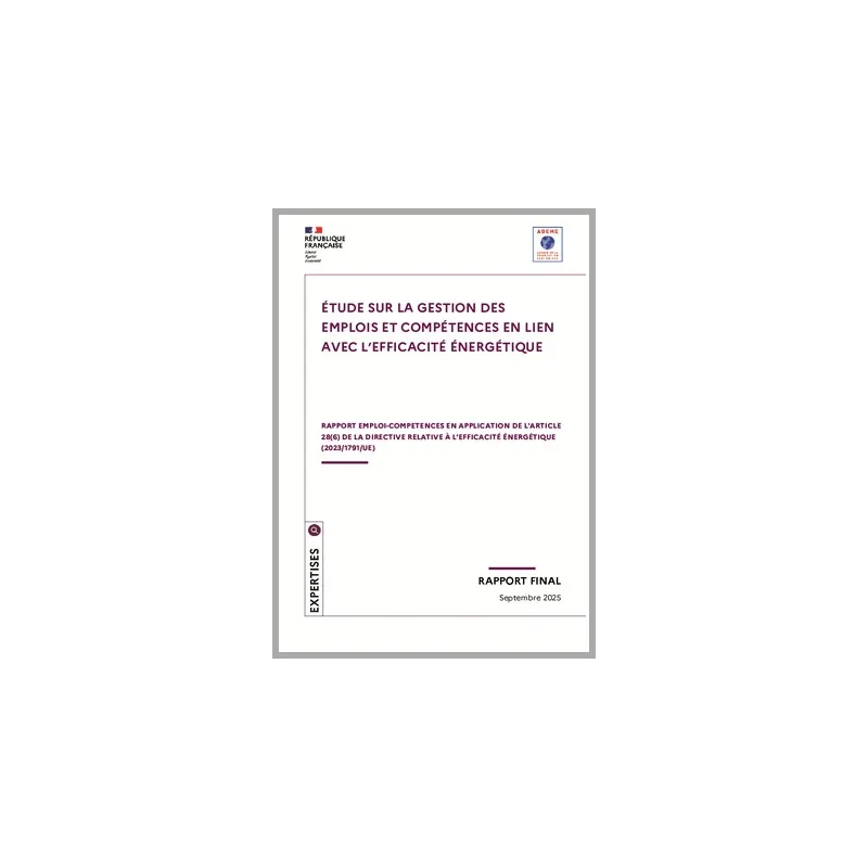 La librairie ADEME - Étude sur la gestion des compétences en lien avec ...