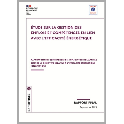 Étude sur la gestion des compétences en lien avec l'efficacité énergétique 
