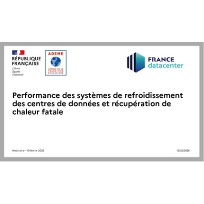 Performance des systèmes de refroidissement des centres de données et récupération de chaleur fatale