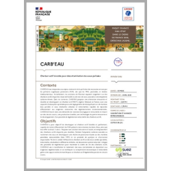 CARB'EAU - Charbon actif durable pour décontamination des eaux polluées