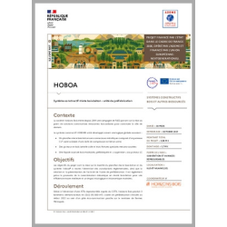 HOBOA - Système constructif mixte bois béton - unité de préfabrication